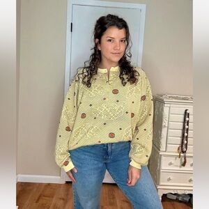 Yellow Patterned Revenge shirtmakers Men’s Sweatshirt.